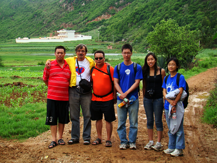 china cal team with howards volunteers in kuan tang